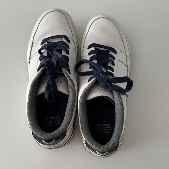 Callaway Size 9 White/Navy‎ Leather Spikeless Golf Shoes M336-01 - Picture 5 of 10